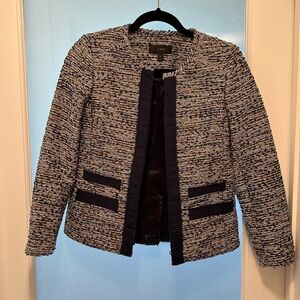 J.Crew Boucle Style Lady Coat with Metallic threads